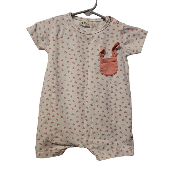 The Bonnie Mob girls bunny shortie romper 6-9 months - Picture 1 of 4